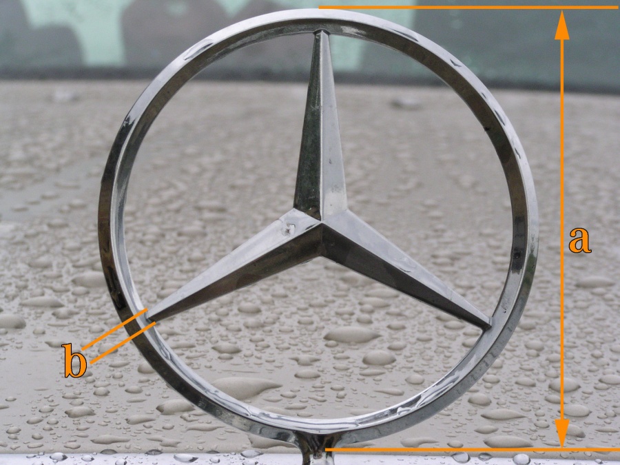 Der richtige Mercedesstern für den W126 Wiki zur Mercedes Baureihe W126